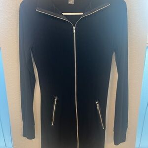 Black Zip-Up Women's Jacket